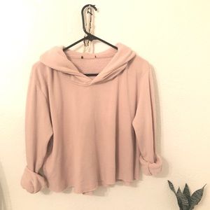 light pink hoodie from brandy
